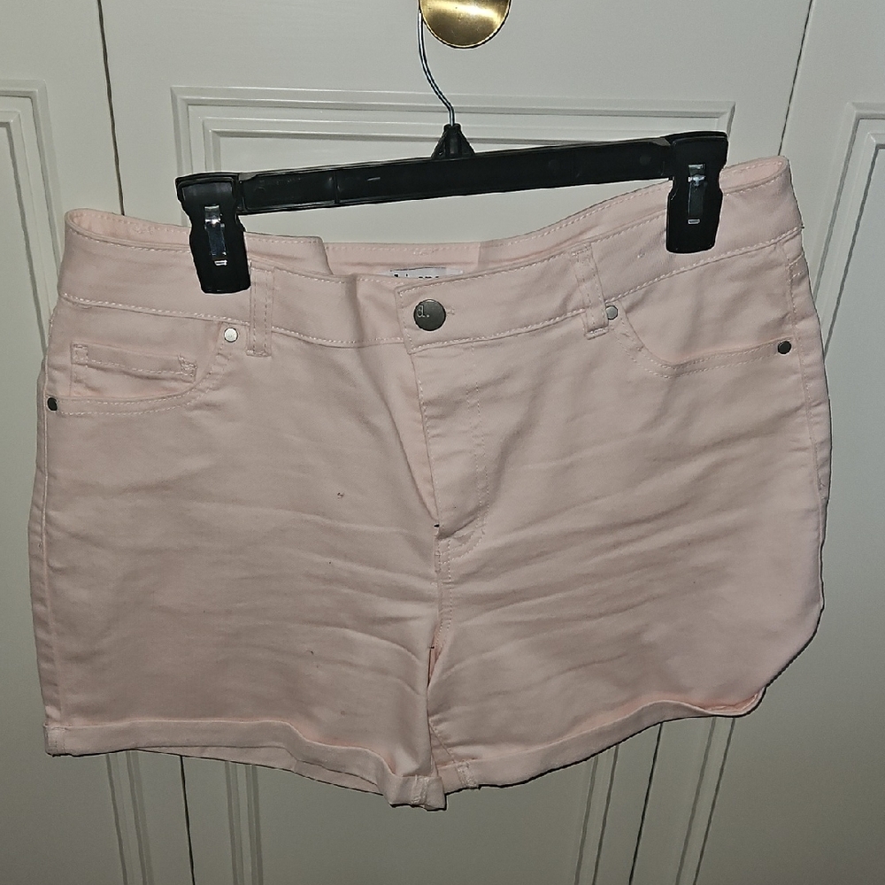 d. jeans Light Pink Cotton Jean Size 14 Shorts